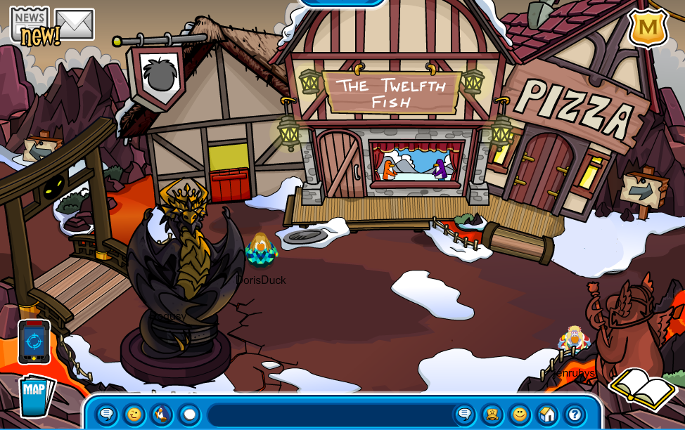 Club Penguin Rewritten: Sky Kingdom & School Added – Club Penguin Mountains