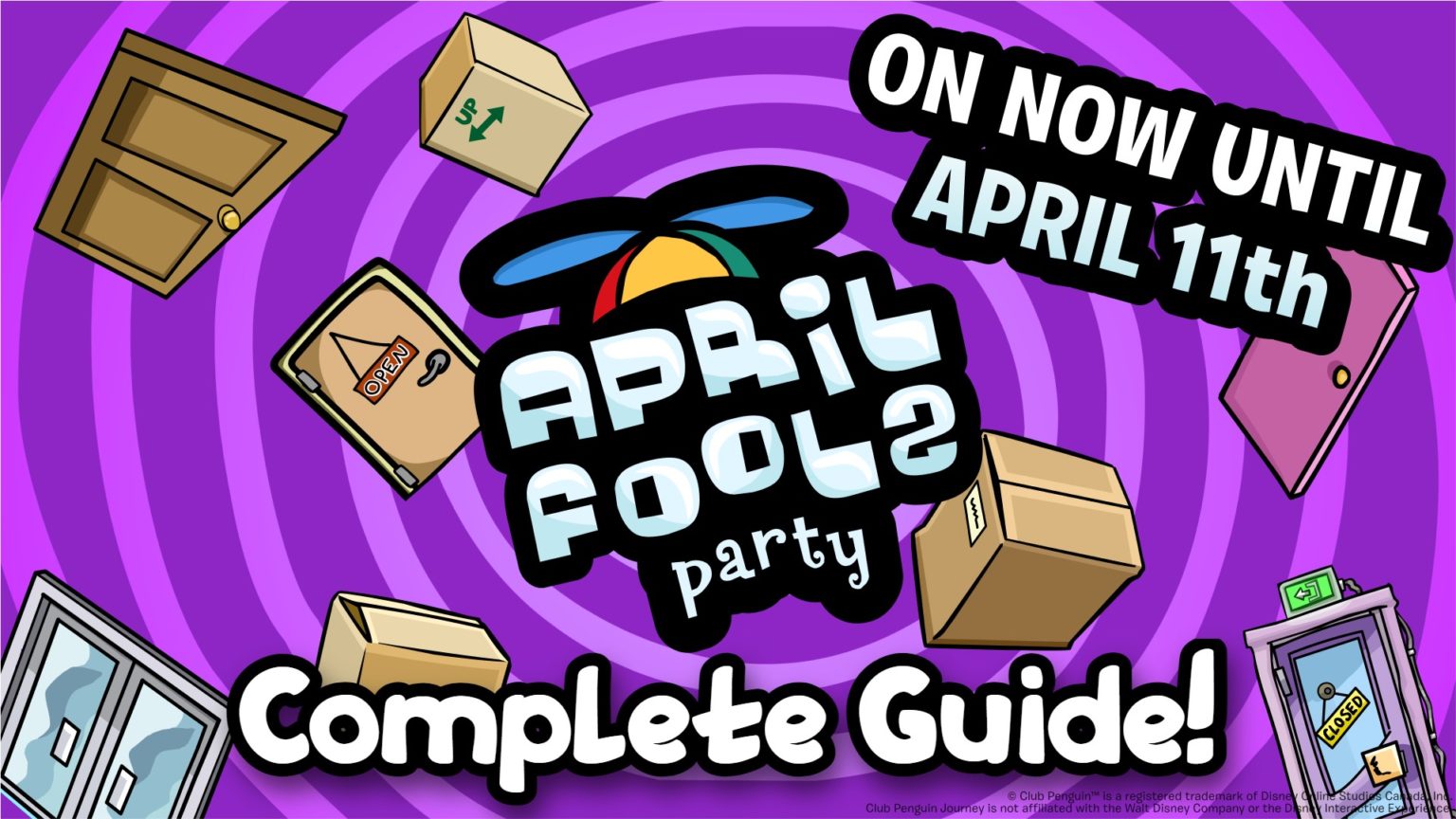Club Penguin Journey April Fools' Party Guide 2025 » Rebel Penguin
