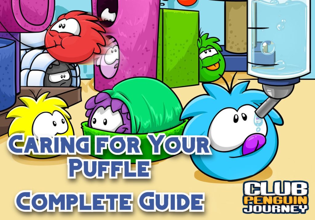 Club Penguin Journey How To Level Up Your Puffle Guide Rebel Penguin 